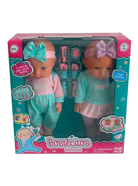 Muñeca Babydoll Bostecitos 30 cm Twins,,hi-res