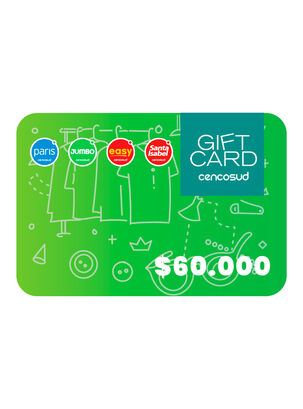 Gift Card $60.000,,hi-res