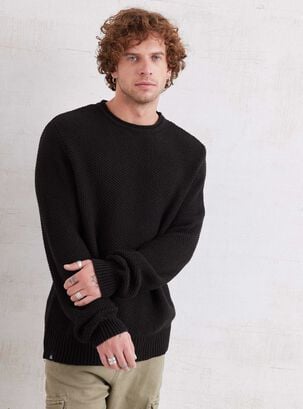 Sweater Lavado Garment Dye,Negro,hi-res