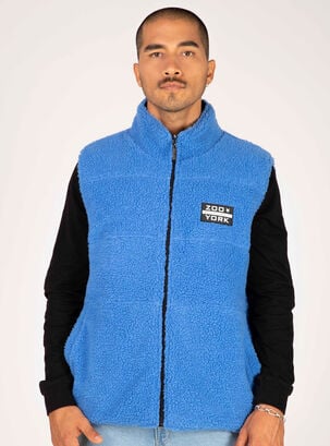 Chaqueta Vest Reversible Mixed Azulino,Azul Flúor,hi-res