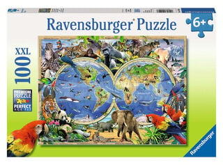 Puzzle XXL Animales de la Tierra 100 Piezas Caramba,,hi-res