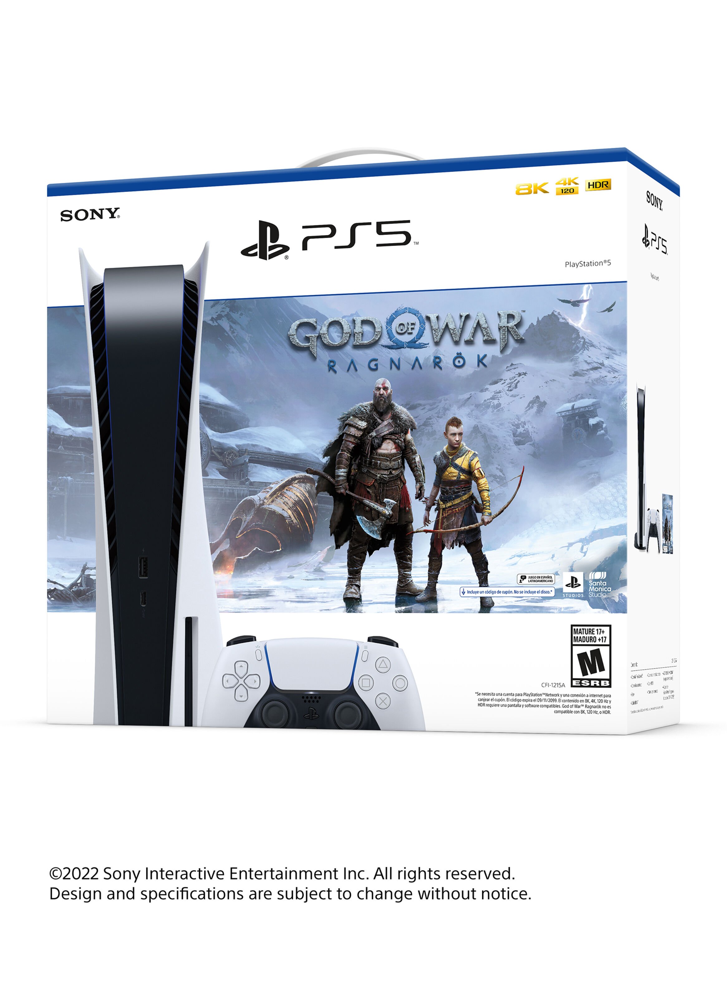 PlayStation 5 - Con disco - Juego God Of War: Ragnarok