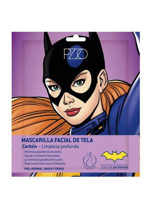 Mascarilla Facial de Tela Batgirl Carbón,,hi-res