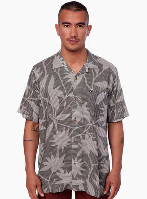 Camisa Distortion Hawaiian,Verde,hi-res