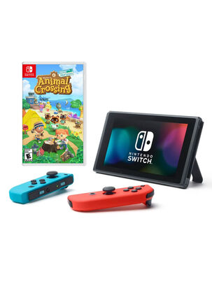 Consola Nintendo Switch Neon + Juego Nintendo Switch Animal Crossing: New Horizons,,hi-res