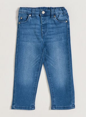 Jeans Básico Calce Ajustado,Azul Eléctrico,hi-res