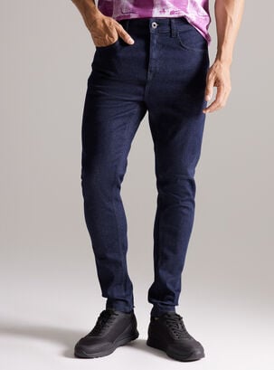 Jeans Super Skinny Fit Oscuro 2 Básico,Azul Oscuro,hi-res