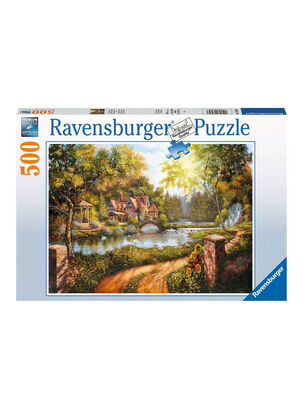 Ravensburger Puzzle Cabaña Junto al Rio 500 piezas Caramba,,hi-res
