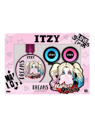 Set Perfume Dreams Harley Quinn EDT 100 ml + Tizas para el pelo ,,hi-res