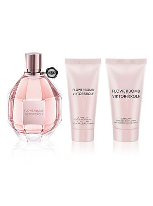 Set Perfume Flowerbomb EDP Mujer 100 ml + Body Cream 40 ml + Body Lotion 50 ml,,hi-res