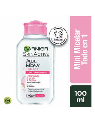 Agua Garnier Skin Active Micelar Todo en 1 100 ml                     ,,hi-res