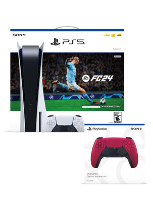 Consola PS5 + EA Sports FC 24 + Control Dualsense Cosmic Red,,hi-res