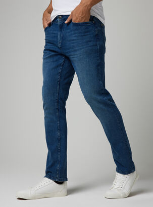 Jeans Slim Fit Medio 3 Básico,Azul,hi-res