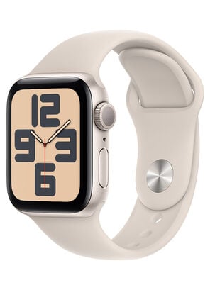 Apple Watch SE GPS 40mm Caja Aluminio y Correa Deportiva Blanco Estelar Talla M/L,,hi-res