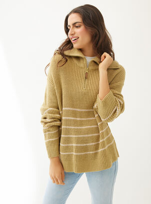 Sweater Cuello Alto  Rayas,Diseño 2,hi-res