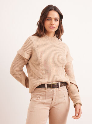 Sweater Básico Color 1,Beige,hi-res