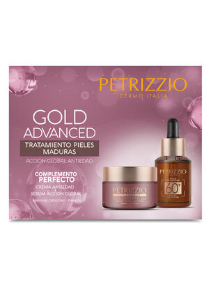 Set Gold Advanced Antiedad Crema 50 g + Serum 27 ml Petrizzio,,hi-res