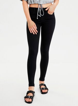 Jeans Jegging Jeans High Waisted,Negro,hi-res