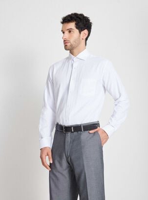 Camisa ML Vestir Semi Slim 2,Blanco,hi-res