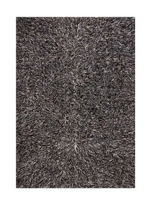 Alfombra Flokati Negro 200 x 300 cm,,hi-res