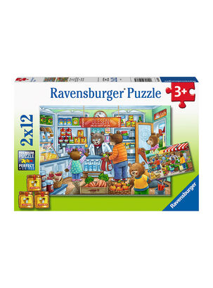 Ravensburger Puzzle Vamos de Compras 2x12 Caramba,,hi-res