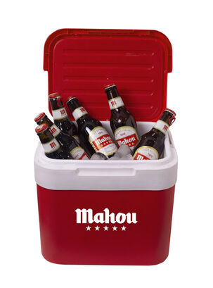 Set Cooler + Six Pack Cervezas 250ml Mahou,,hi-res