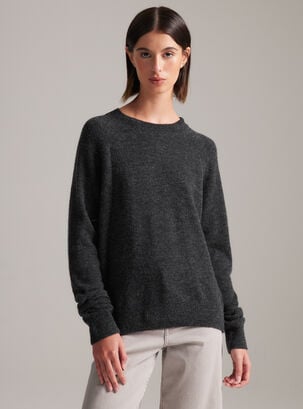 Sweater Cuello Redondo Con Lana Y Alpaca Limited Edition,Gris Oscuro,hi-res