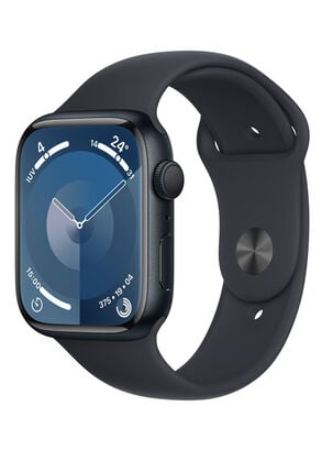 Apple Watch Series 9 GPS 45mm Caja Aluminio y Correa Deportiva Medianoche Talla M/L,,hi-res