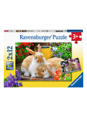 Ravensburger Puzzle Abrazo de Animales 2x12 Caramba,,hi-res