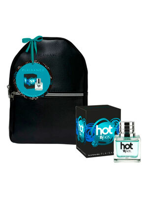 Perfume Hot In Black EDP Mujer80 ml + Mochila,,hi-res