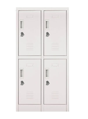 Locker Office Mini Pestillo Gris 4 Puertas 55 x 50 x 114 cm,,hi-res