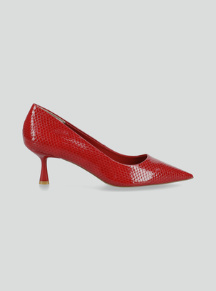 Zapato Casual Cuero Angelina Reina Mujer,Rojo,hi-res
