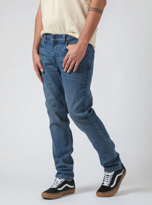 Jeans Luke Slim Fit Algodón,Azul,hi-res