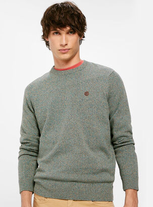 Sweater Diseño Rayas Fantasía,Azul Eléctrico,hi-res