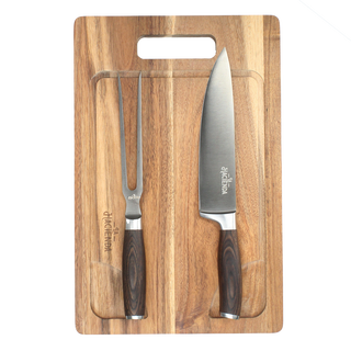 Set Tenedor + Cuchillo + Tabla 40x26 cm,,hi-res