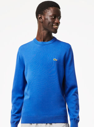 Sweater Tricot Crew Neck,Azul,hi-res