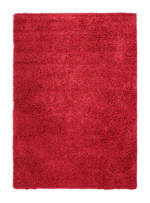 Bajada de Cama 50 x 90 cm Shaggy Colors Rojo,,hi-res