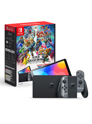 Consola Nintendo Switch Oled + Smash Bros,,hi-res