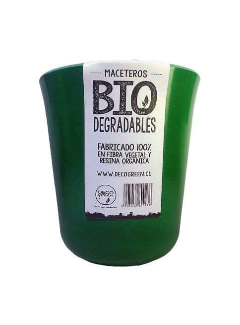 Set Decogreen 2 Maceteros Biodegradables Flores Verde                      ,,hi-res