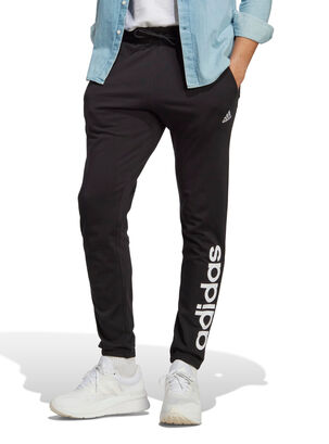 Pantalón de Buzo Single Jersey Tapered Elasticized Logo,Negro,hi-res