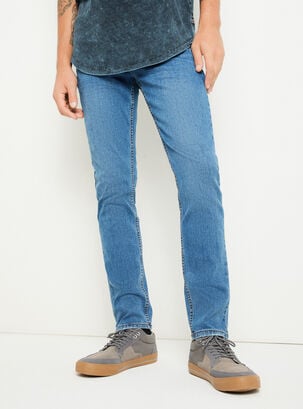 Jeans Basic Skinny Fit,Azul,hi-res