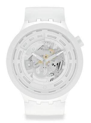 Reloj Swatch SB03W100 Blanco Unisex,,hi-res