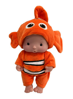 Muñeca Disfracitos Nemo Naranjo,,hi-res