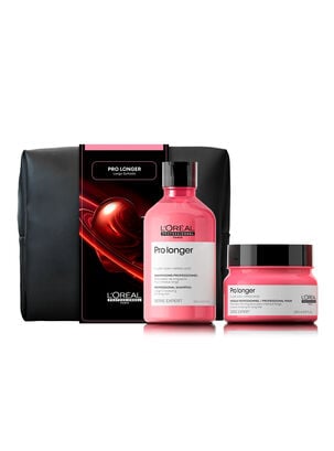 Set Pro Longer Fortalecedor de Cabello Largo Shampoo 300ml + Máscara 250ml + Cosmetiquero,,hi-res