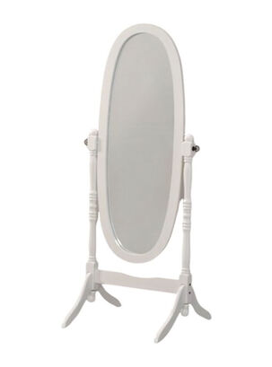 Espejo Ovalado Blanco,,hi-res