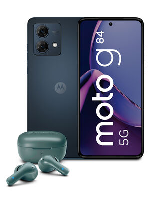 Smartphone Moto G84 5G 256GB 6.6" Negro Liberado + Audífonos Buds 135,,hi-res