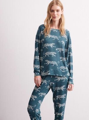 Pijama Largo Full Print Pretina,Diseño 1,hi-res