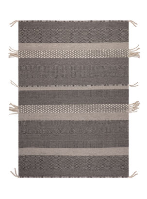 Alfombra 240 x 340 cm Wool Tribal Rayas Gris,,hi-res