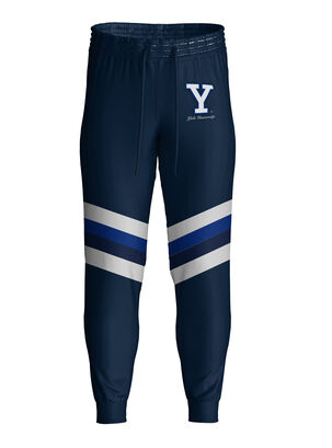 Pantalón Jogger Mujer Yale Estilo Preppy-Cheerleader,Azul Marino,hi-res