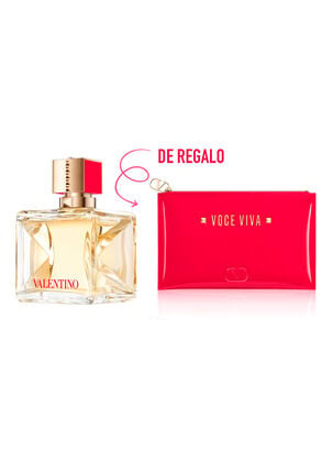 Set Perfume Valentino Voce Viva EDP Mujer 100 ml Valentino + Cosmetiquero,,hi-res